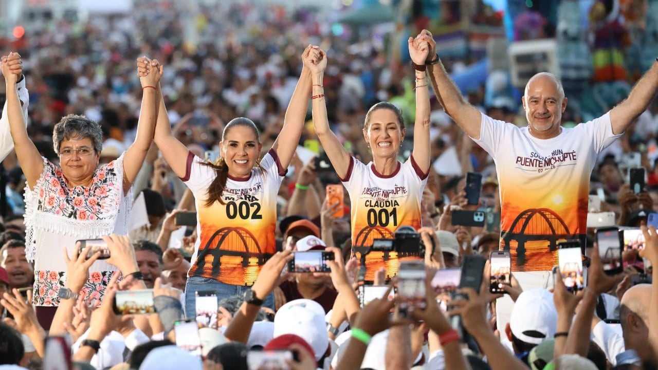 Ana Paty Peralta inaugura Puente Nichupté en Cancún; reducirá hasta 45 minutos los trayectos