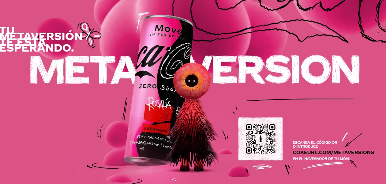 Rosalía y Coca-Cola te hacen sacar tu metaversión.