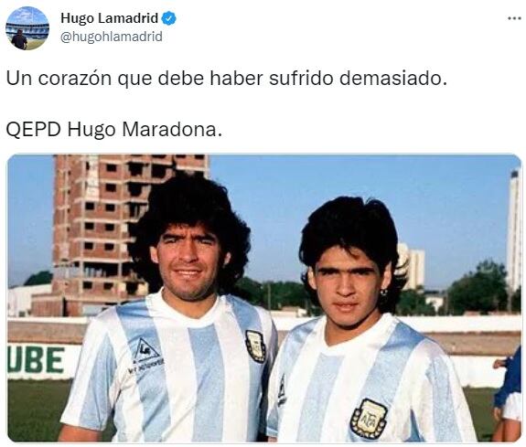 Diego y Hugo Maradona
