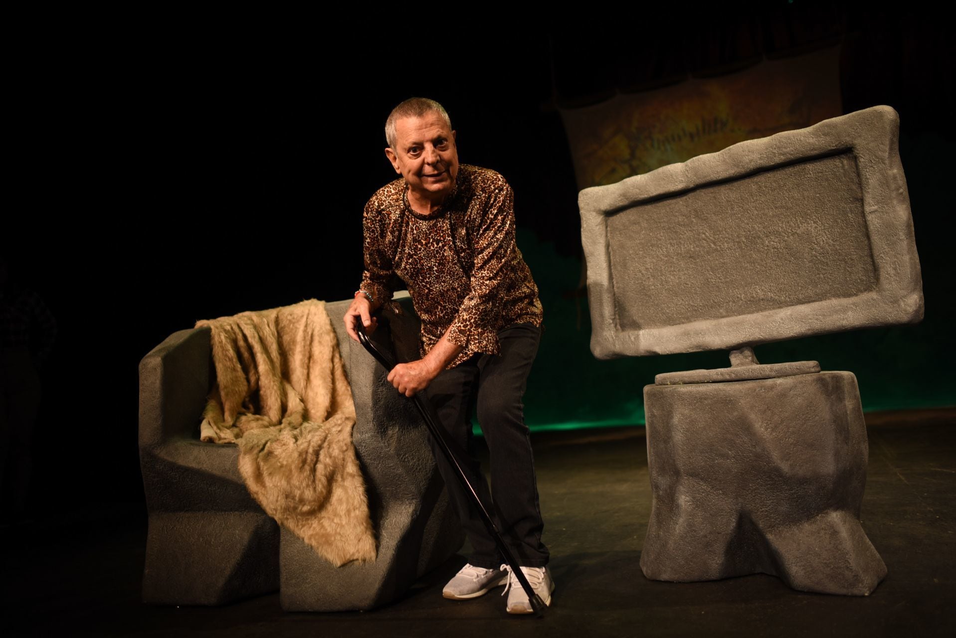 César Bono en 'Defendiendo al cavernícola' después de sus infartos.