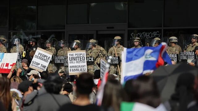 Protestas en Los Ángeles: el Pentágono despliega marines y California demanda al Gobierno Trump