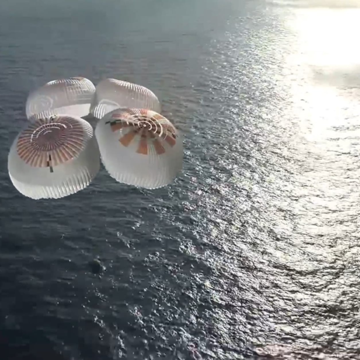Tras ocho meses en el espacio, cuatro astronautas regresan a la Tierra con SpaceX