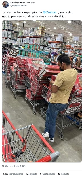 Usuarios se quejan de "acaparadores" de roscas en Costco
