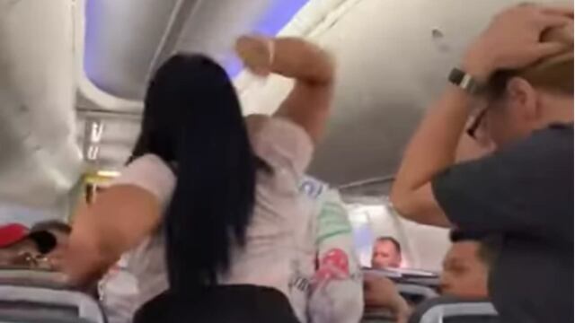 Novia celosa avión