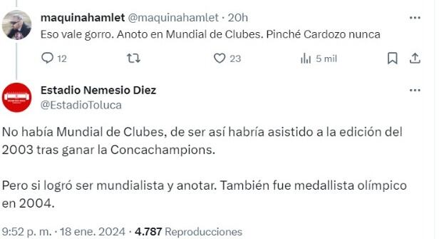 El Estadio Nemesio Diez demostró que José Saturnino Cardozo fue más que Gignac.