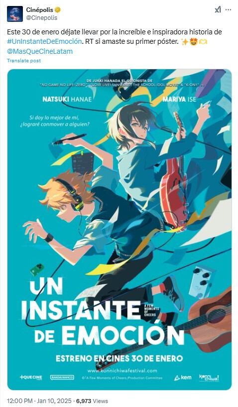 Un instante de emoción en Cinépolis