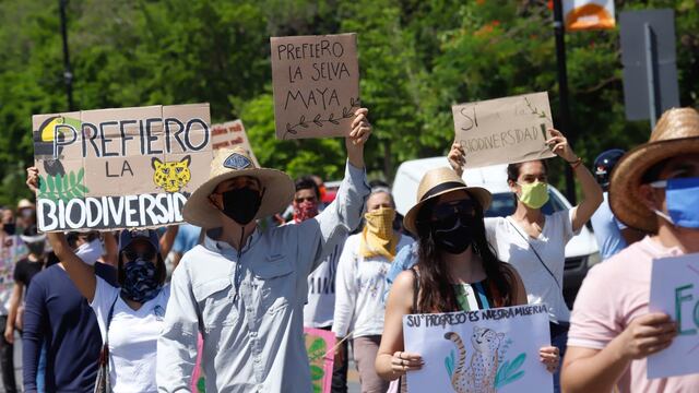 Protesta medio ambiente