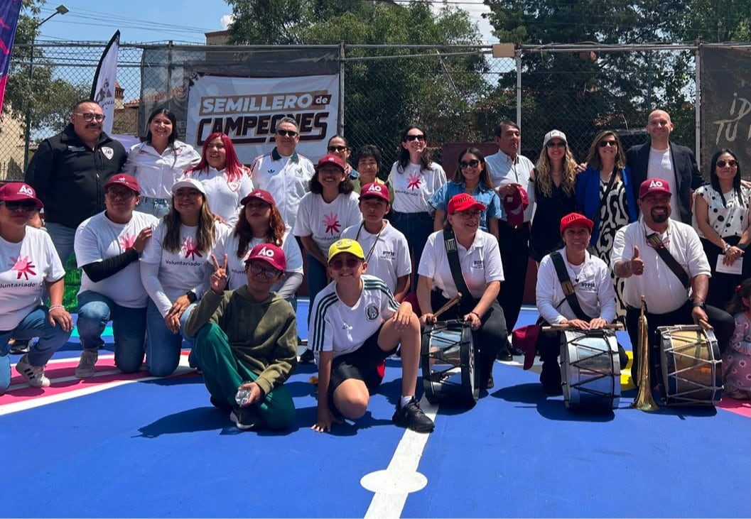 Álvaro Obregón recupera espacios deportivos para niñas, niños y jóvenes.