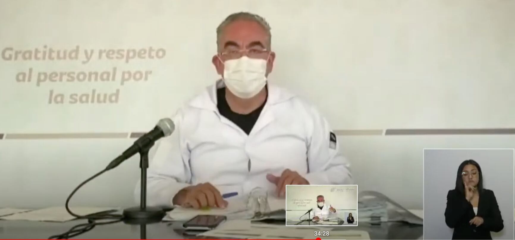 José Antonio Martínez García, secretario de Salud de Puebla
