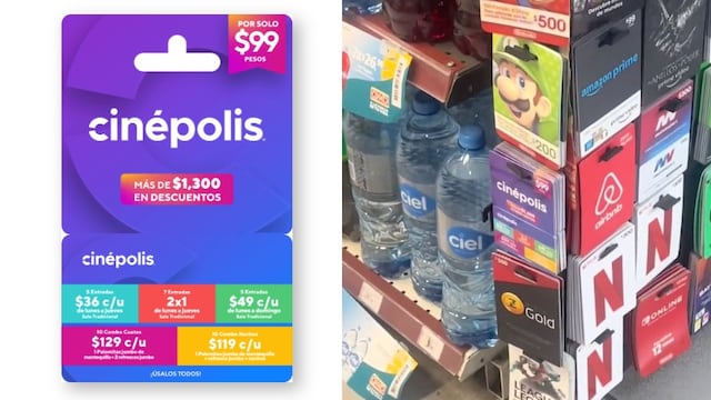 Tarjeta Cinépolis en Oxxo