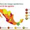 Semáforo Covid-19 del 9 al 22 de agosto: 7 estados estarán en rojo