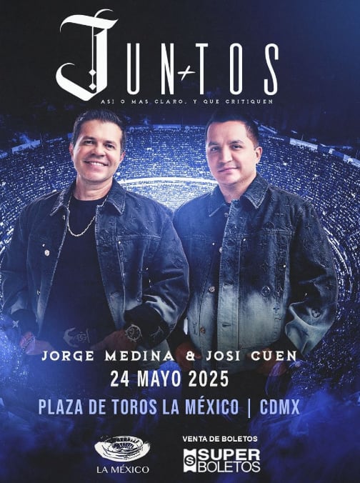 Cancelan concierto de Jorge Medina y Josi Cuen en Plaza de Toros México