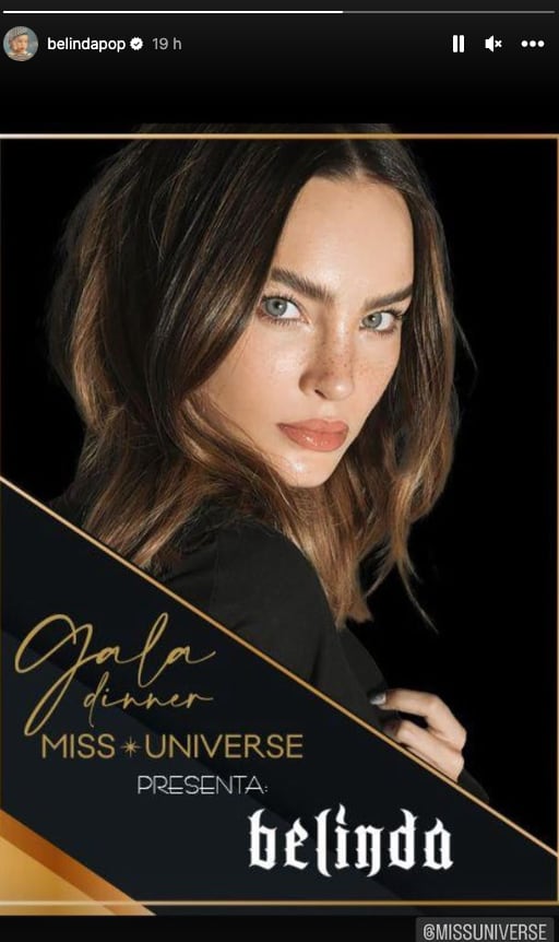 Belinda cautivara con su talento en la cena de gala de Miss Universo 2023
