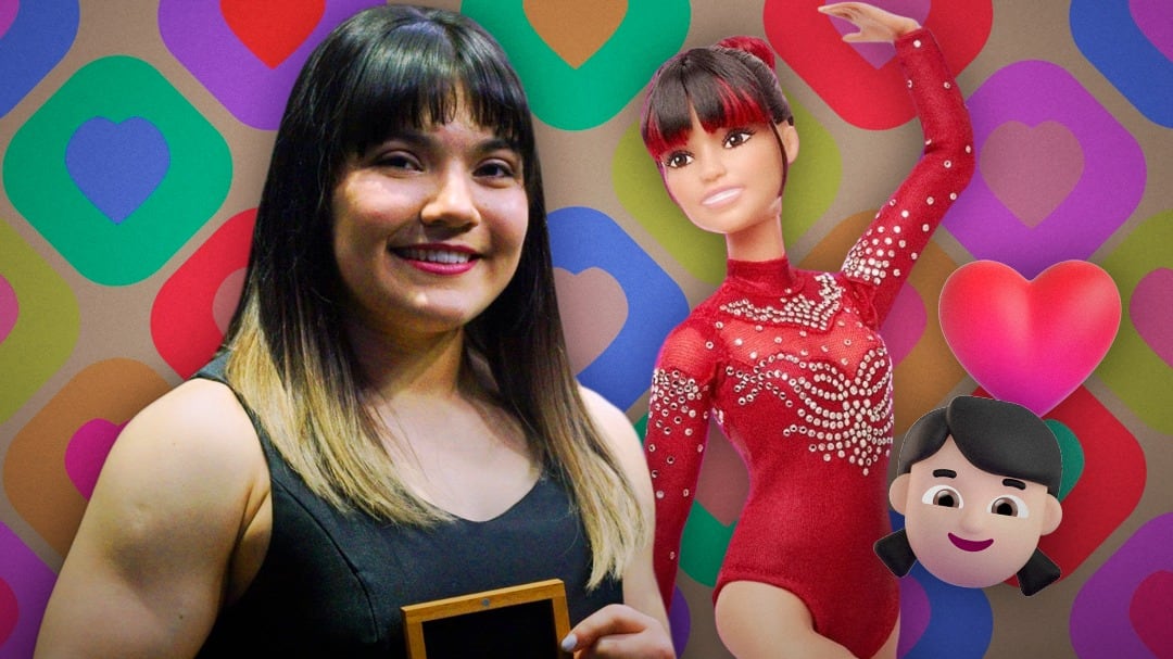 La Barbie de Alexa Moreno que celebra a la gimnasta junto a otras 8 mujeres