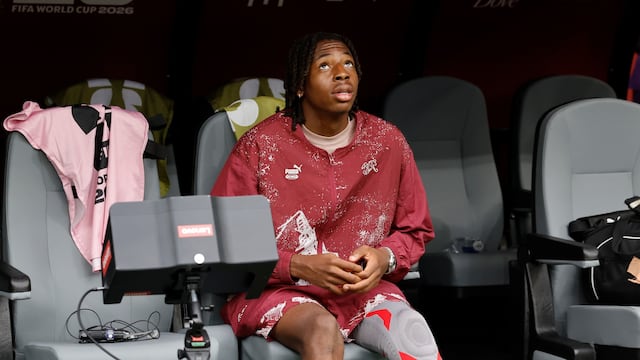 Johan Manzambi se perdería el pardito ante Argentina, en una dura baja para la selección de Suiza en el Mundial 2026