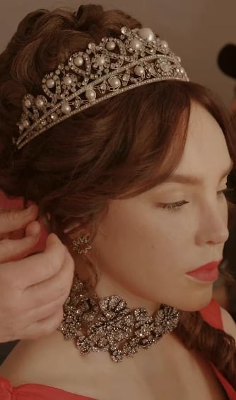 Belinda como la emperatriz Carlota