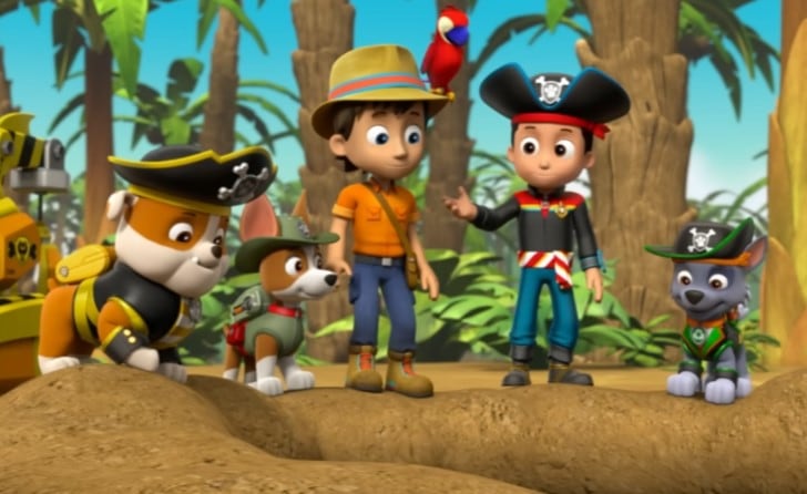 15 minutos de rescates de Paw Patrol como piratas