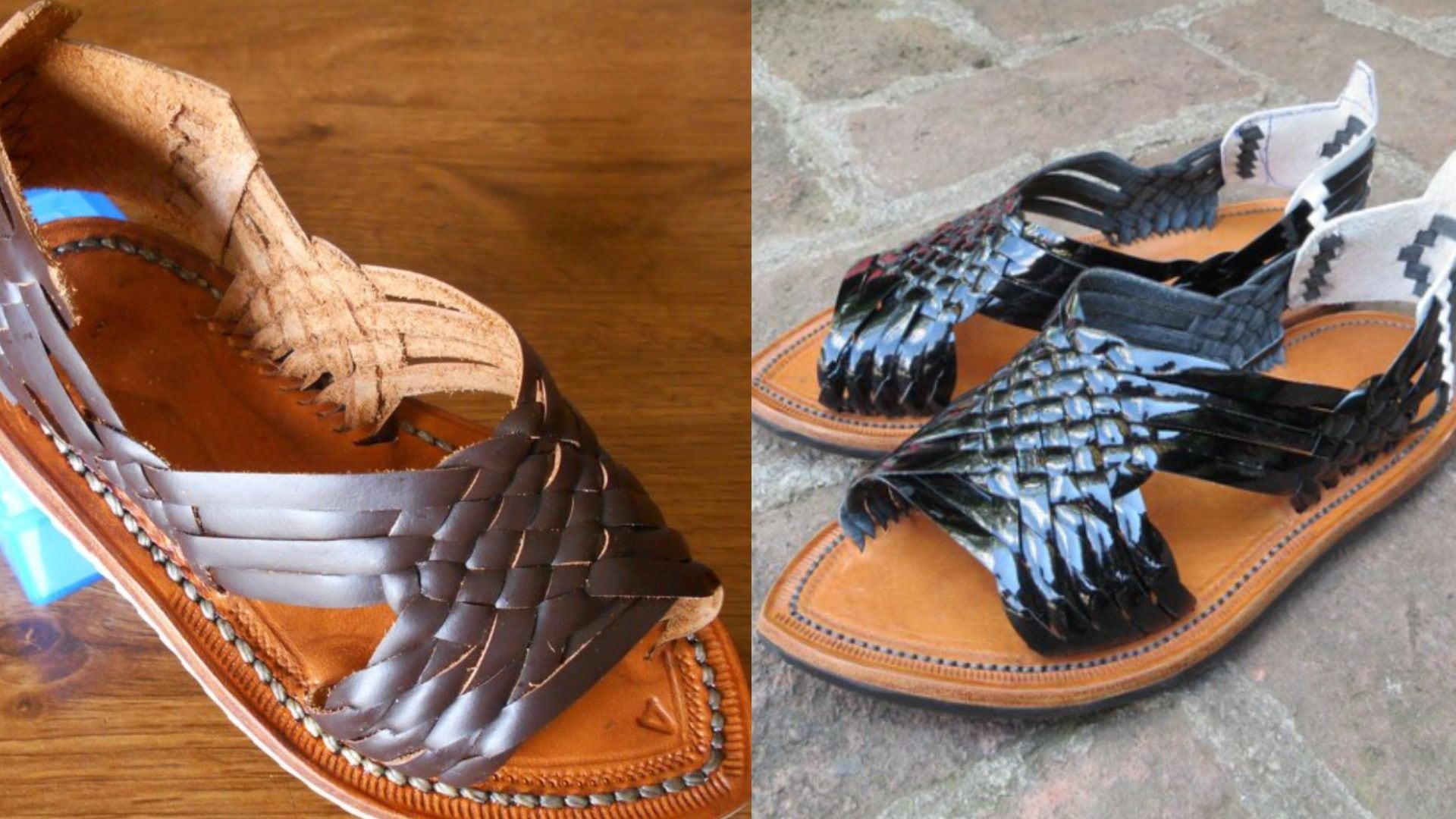 Huaraches oaxaqueños de Villa Hidalgo Yalalag que Adidas plagió