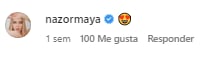 Maya Nazor y el último comentario a Karely Ruiz.