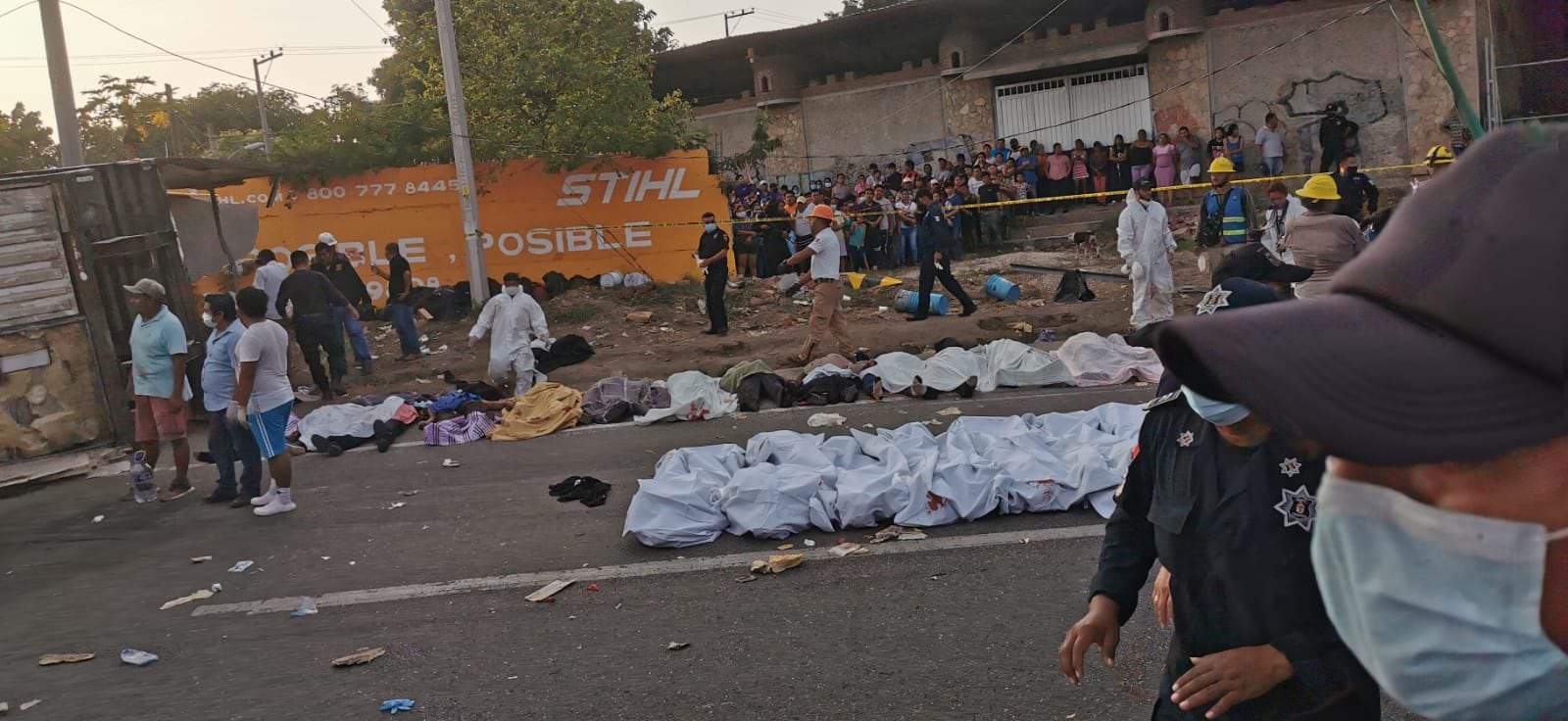 ACCIDENTE EN CHIAPAS DEJA AL MENOS 20 MIGRANTES MUERTOS