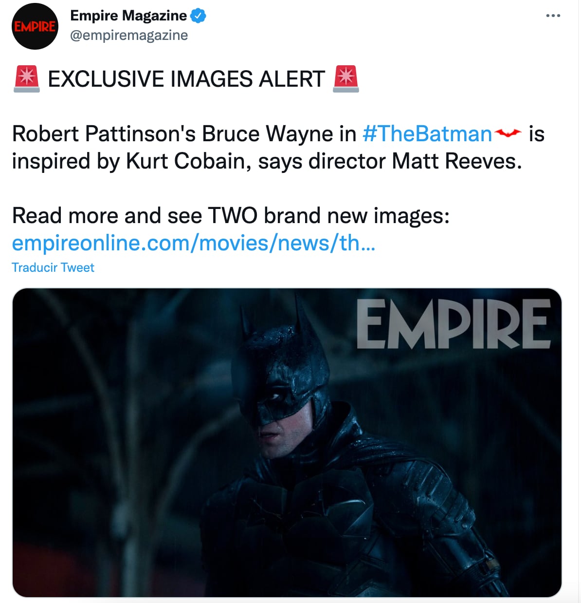 'The Batman': Matt Reeves se inspiró en Kurt Cobain para su versión del superhéroe