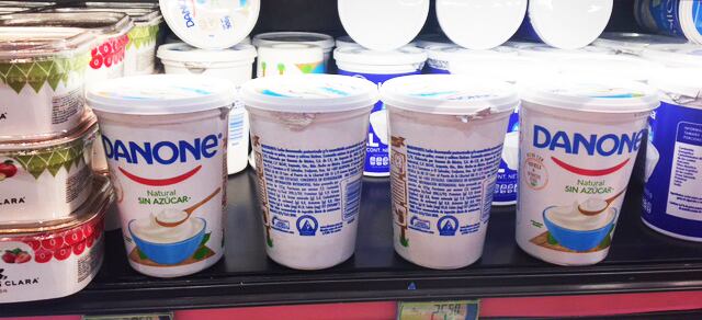 Danone sin azúcar