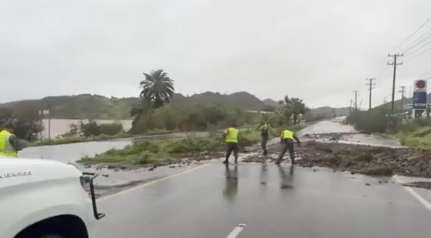Afectaciones en Guaymas por huracán Polo