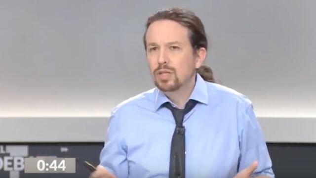 Pablo Iglesias, candidato al gobierno de España por Unidas Podemos.
