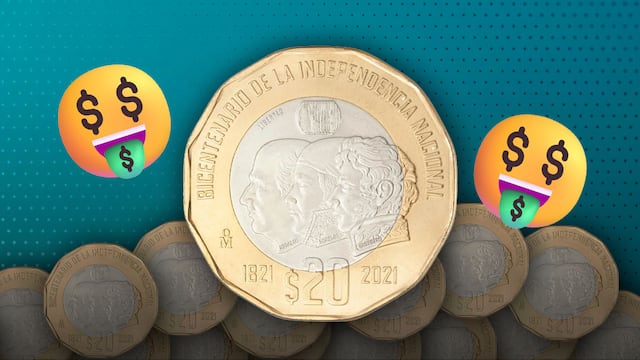 Esta es la moneda de 20 pesos que vale hasta 18 mil pesos