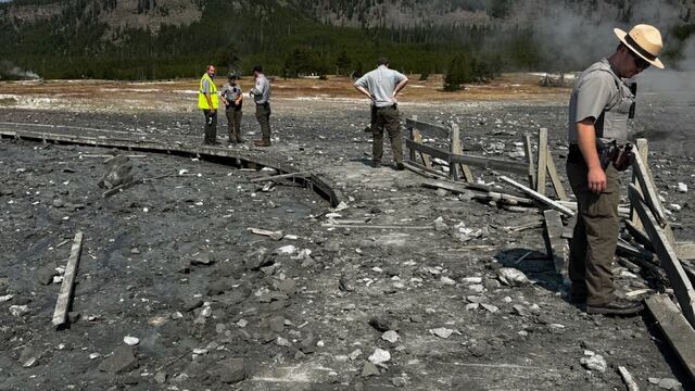 Explosión en Yellowstone es captada en video