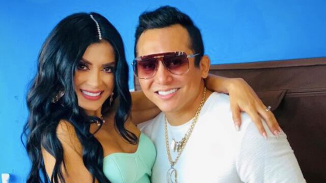 Kimberly Flores y Edwin Luna