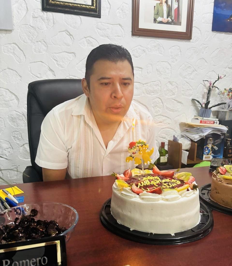 Valentín Lavín Romero, alcalde de Temoac