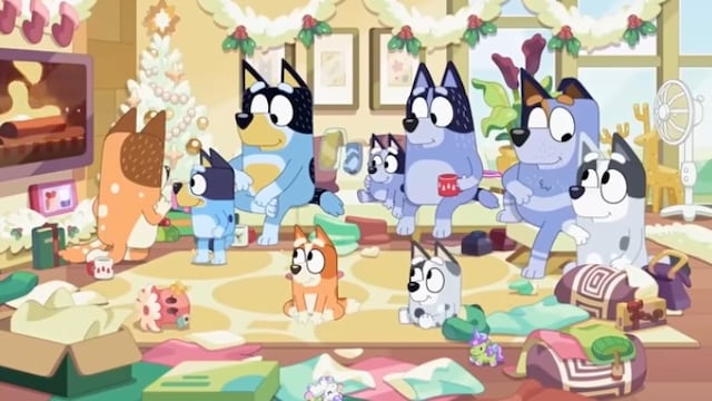 Capítulo Bluey y los regalos de Navidad