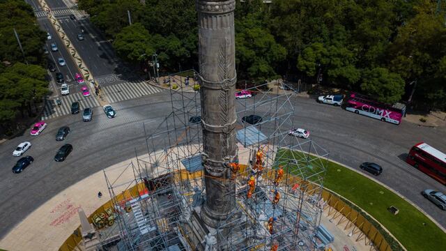 Restauración del Ángel de la Independencia