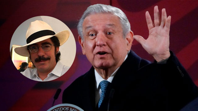 AMLO y Pedro Salmerón