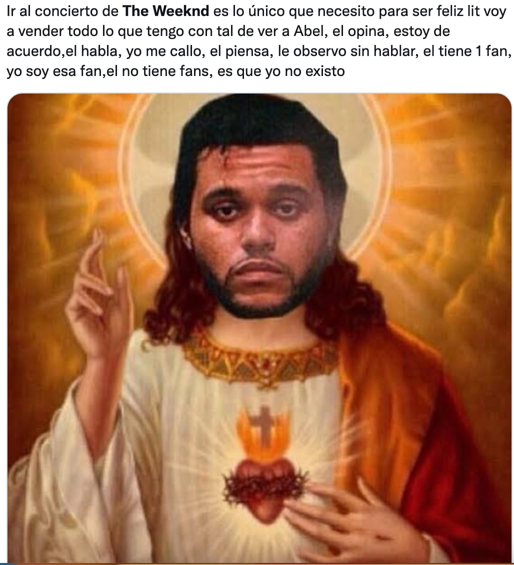 Memes de The Weeknd por su próximo concierto en CDMX