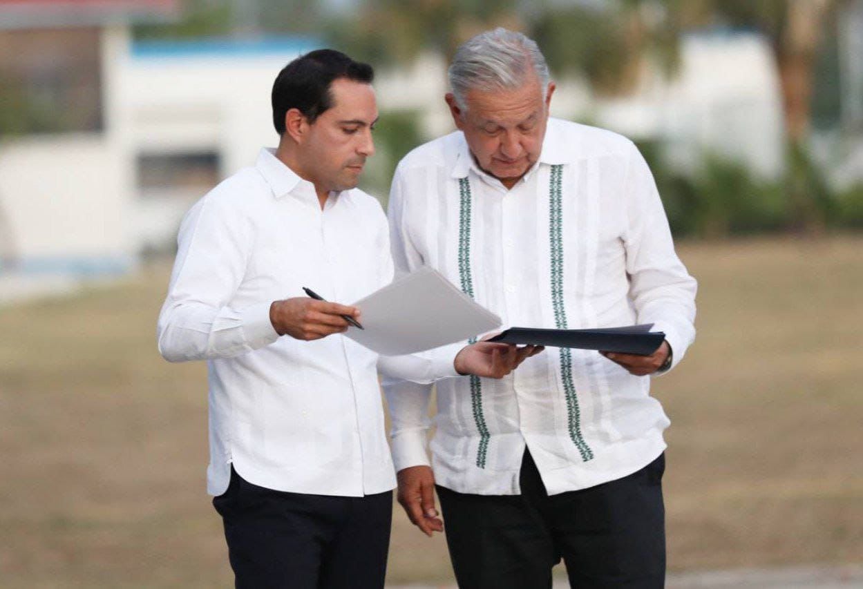 Mauricio Vila y AMLO