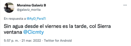 testimonios de redes sociales por cortes de agua en Nuevo León/Twitter