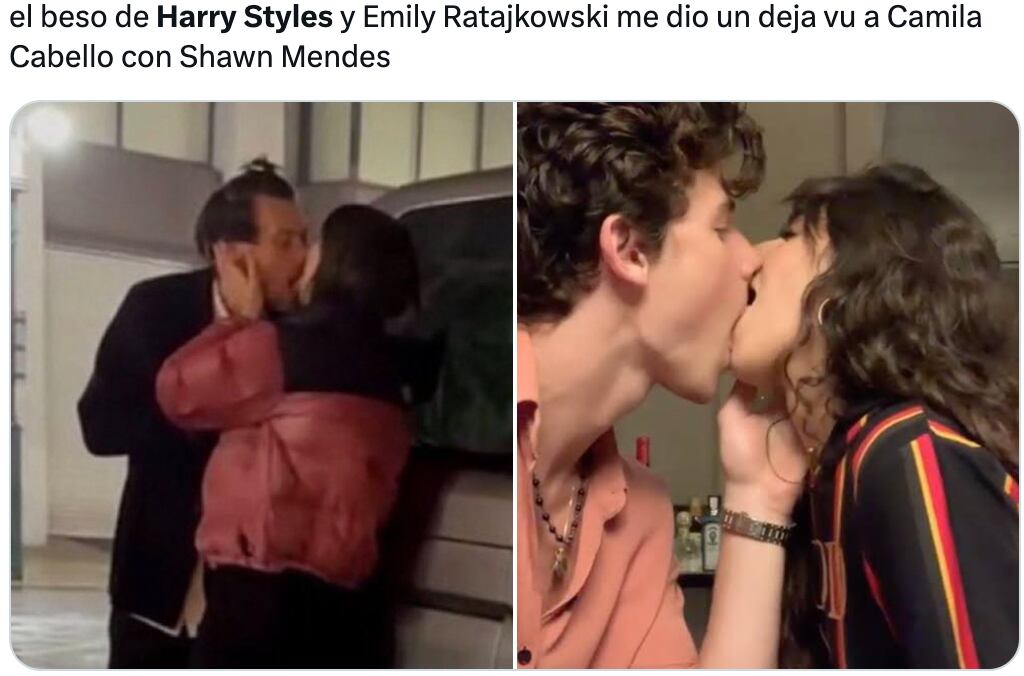 Harry Styles y Emily Ratajkowski se besan apasionadamente y los fans están "en shock"