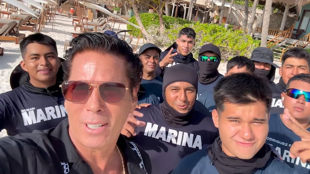 Roberto Palazuelos comparte actividades de la Marina para retirar el sargazo Roberto Palazuelos