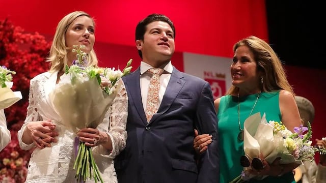 Samuel García celebra a su mamá y a Mariana Rodríguez por el 10 de mayo