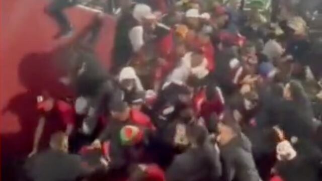 Avalancha humana ocurrida en Copa Sudamericana