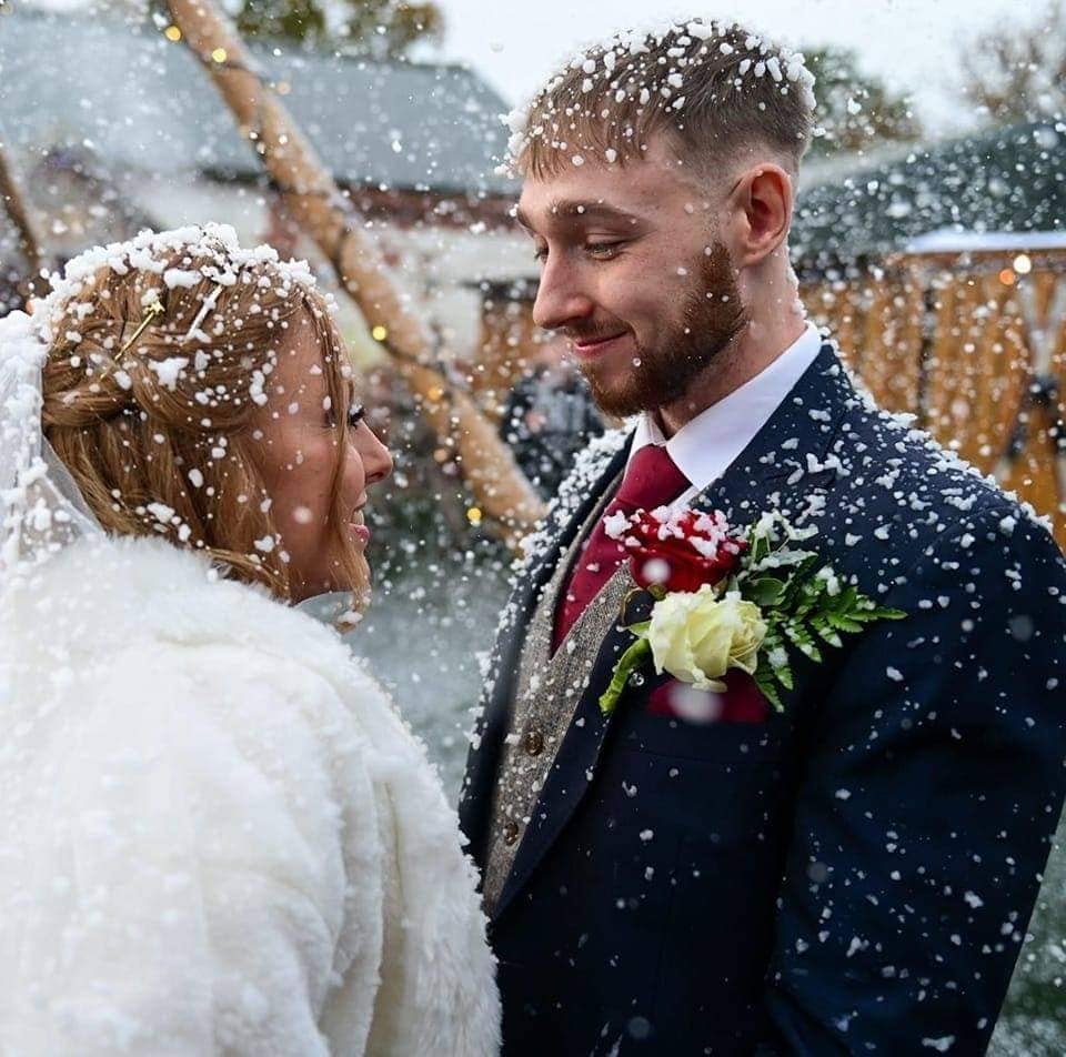 boda de ensueño en Navidad