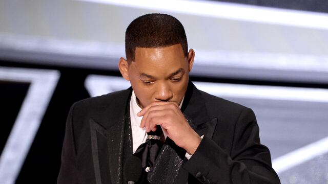 Will Smith recibiendo su premio a Mejor Actor en los Oscar 2022