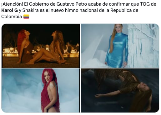 Los memes empoderados de TQG de Shakira y Karol G inundan las redes