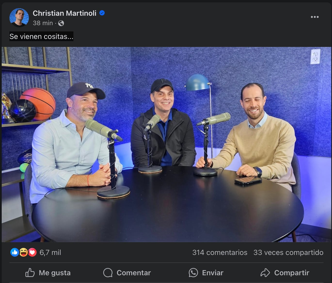 Publicación de Christian Martinoli