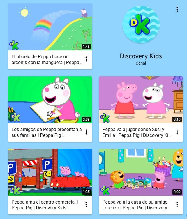 Peppa Pig en YouTube Kids