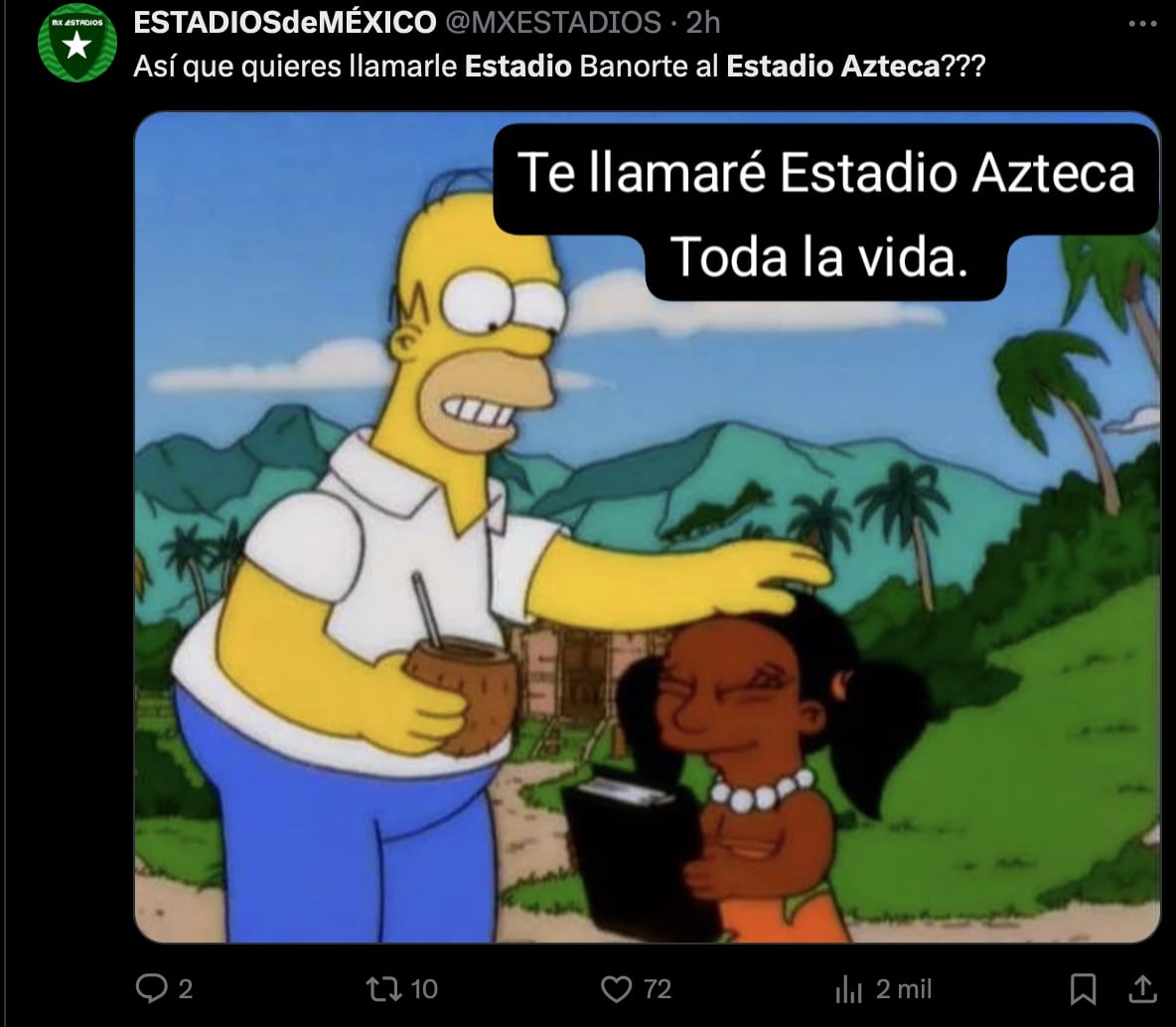 ¿Estadio Banorte? Los memes insisten en seguirlo llamando Estadio Azteca