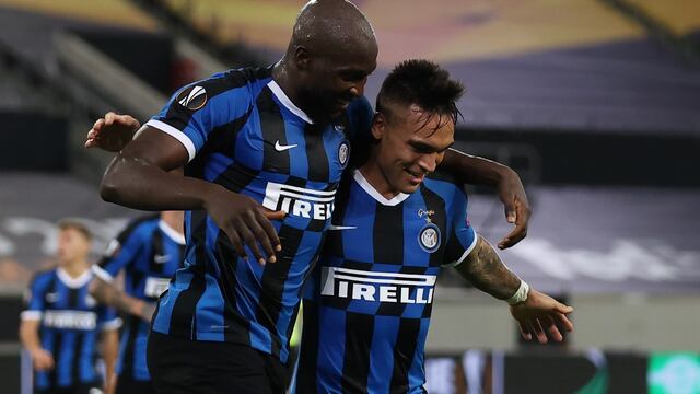 Romelu Lukaku y Lautaro Martínez