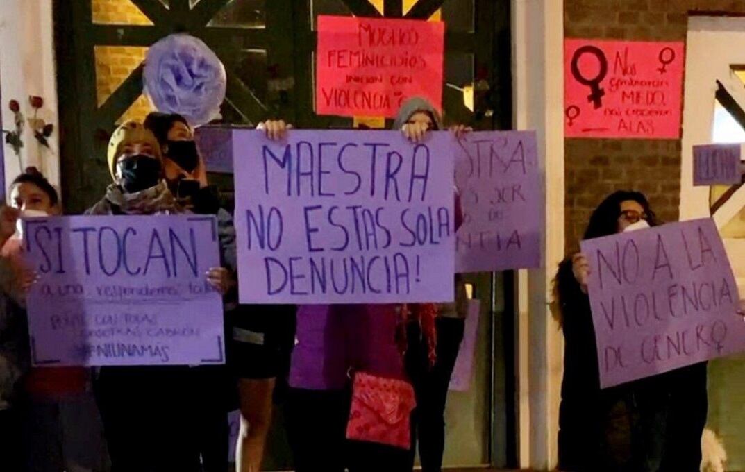 Manifestación en UAEM.
